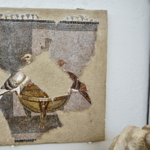 Mosaic Fragment with Doves