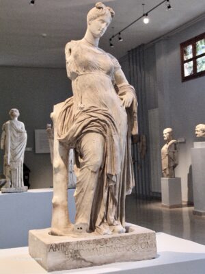 Aphrodite. Dion Archaeological Museum Exhibition