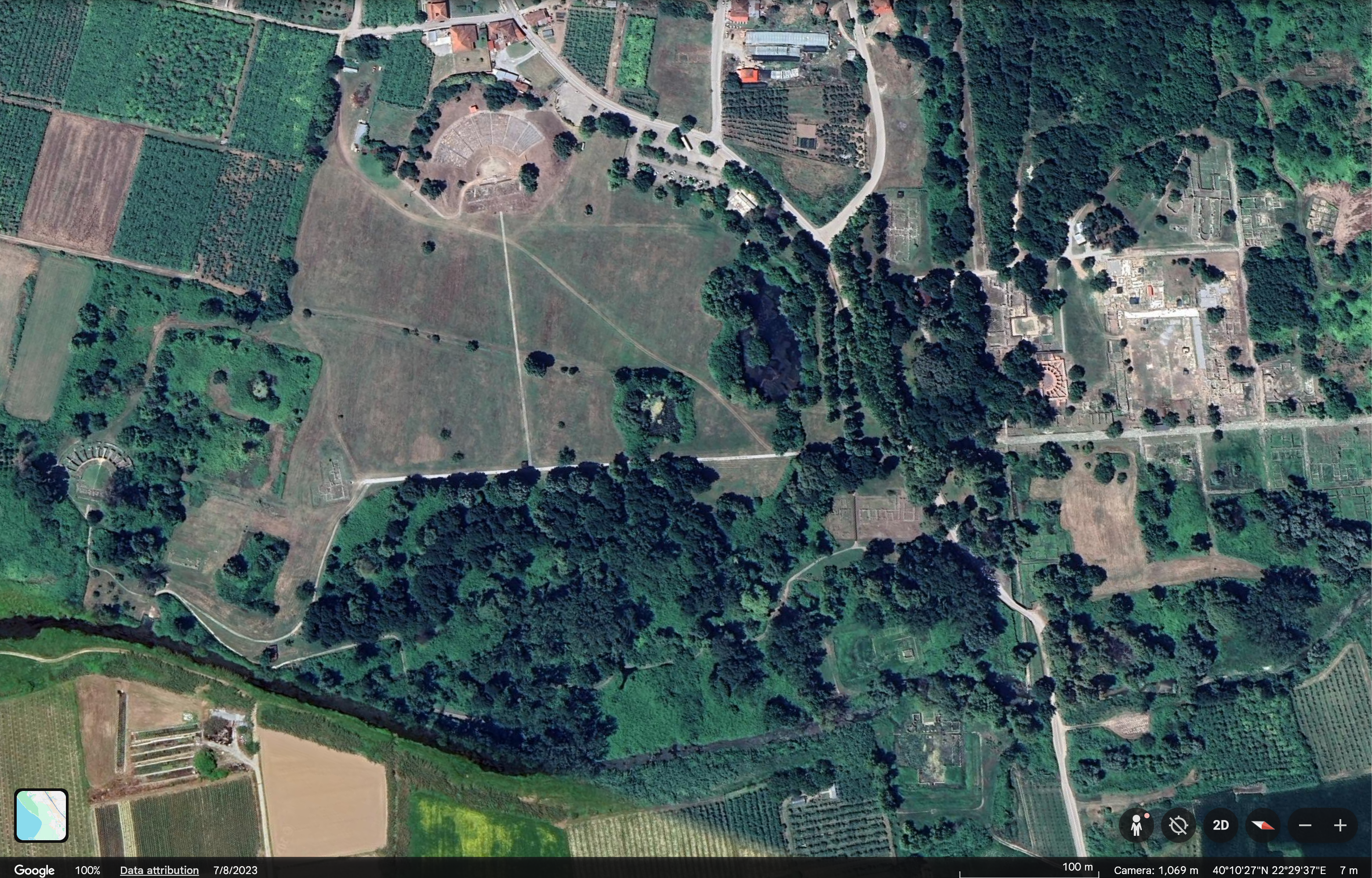 aerial view of Dion