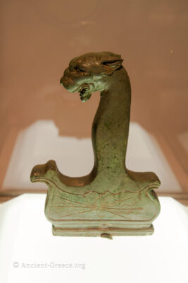 Bronze handle of a Facsimile Sword