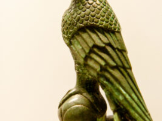 A scepter finial in the form of an eagle.