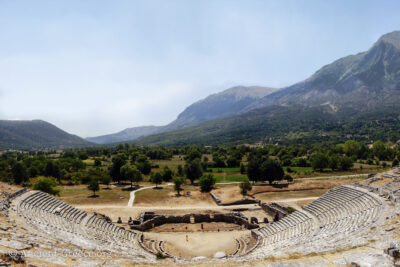 The theater at Dodona from above