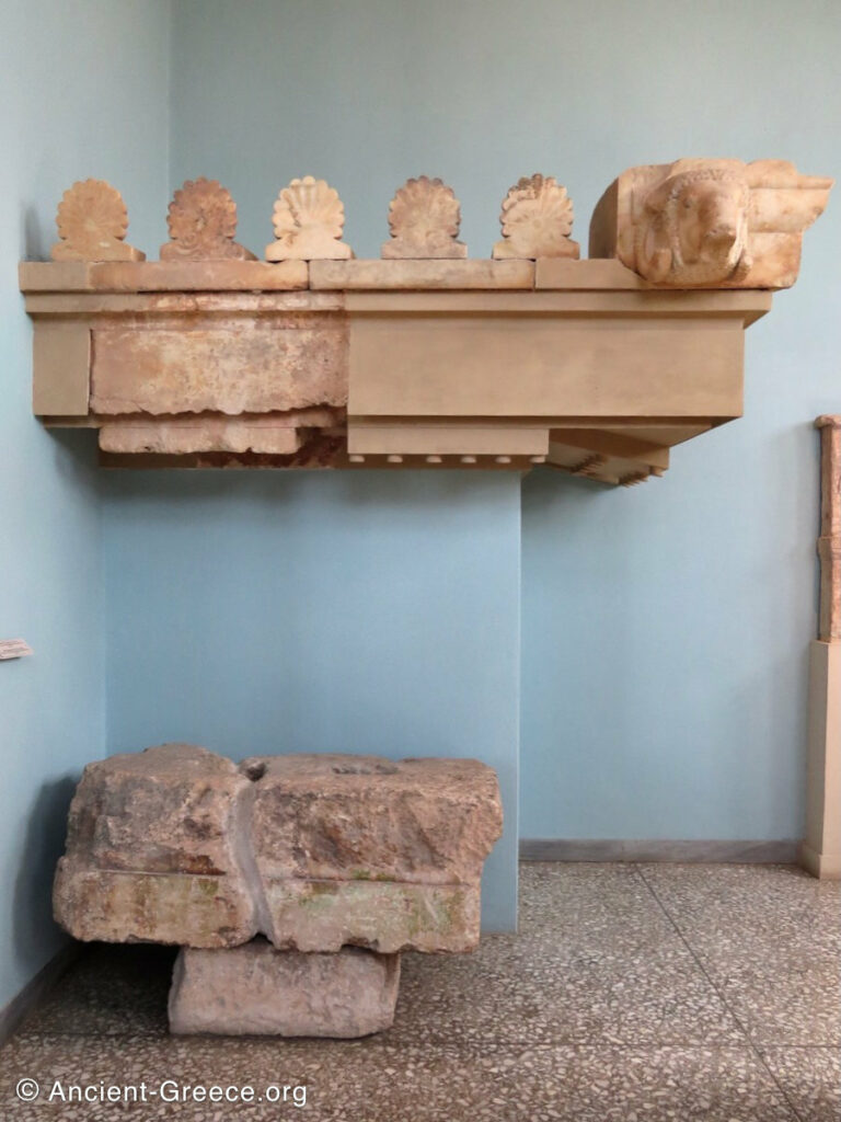 Entablature Reconstruction – Ancient-Greece.org