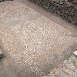 View of Emporion archaeological ruins in Emp&uacute;ries, Catalonia, Spain