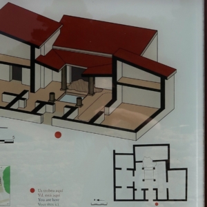 View of Emporion archaeological ruins in Emp&uacute;ries, Catalonia, Spain