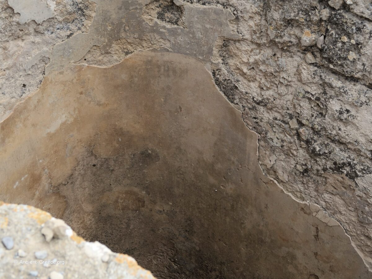 View of Emporion archaeological ruins in Empúries, Catalonia, Spain