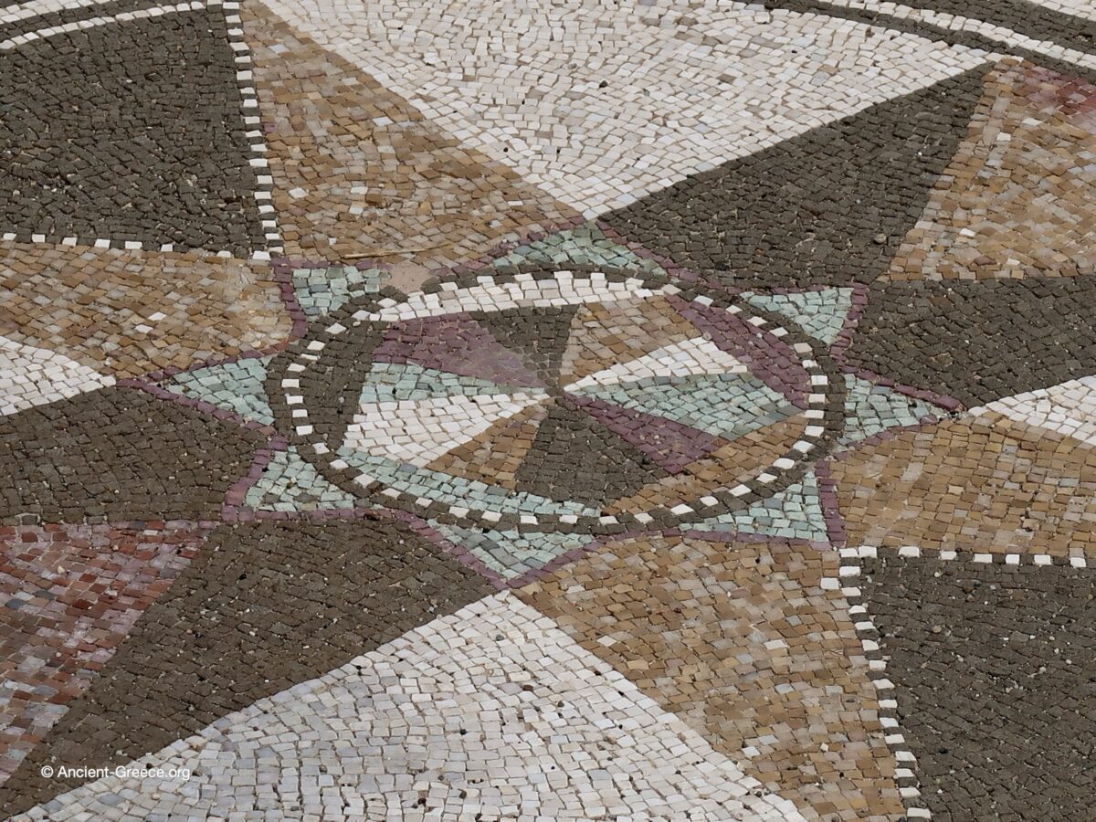 View of Emporion archaeological ruins in Empúries, Catalonia, Spain