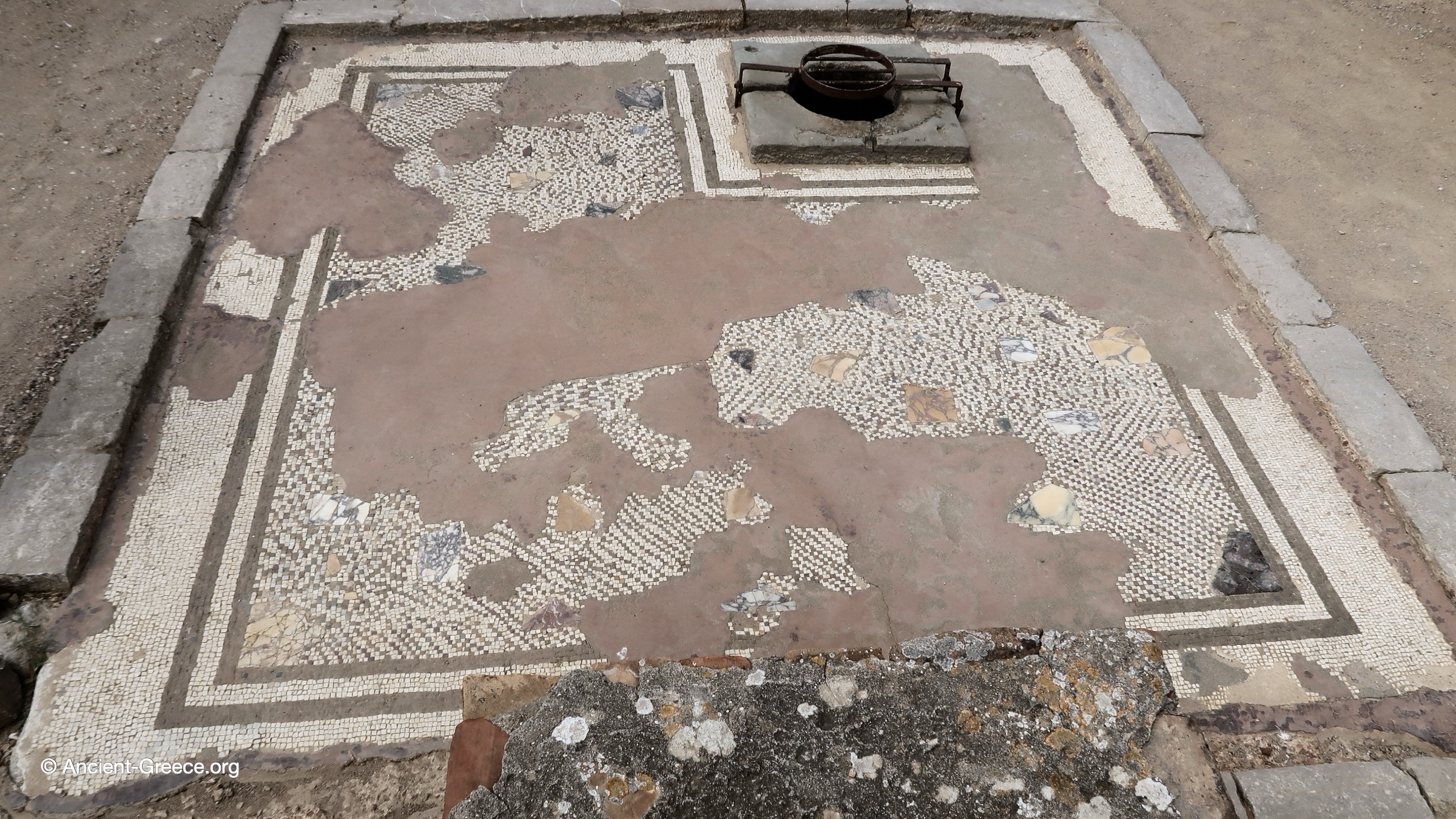 View of Emporion archaeological ruins in Empúries, Catalonia, Spain