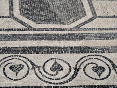 View of Emporion archaeological ruins in Empúries, Catalonia, Spain