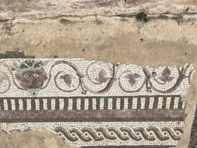 View of Emporion archaeological ruins in Emp&uacute;ries, Catalonia, Spain