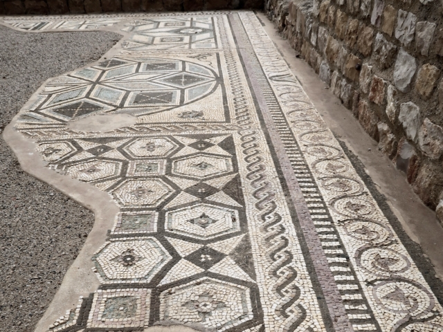 View of Emporion archaeological ruins in Emp&uacute;ries, Catalonia, Spain