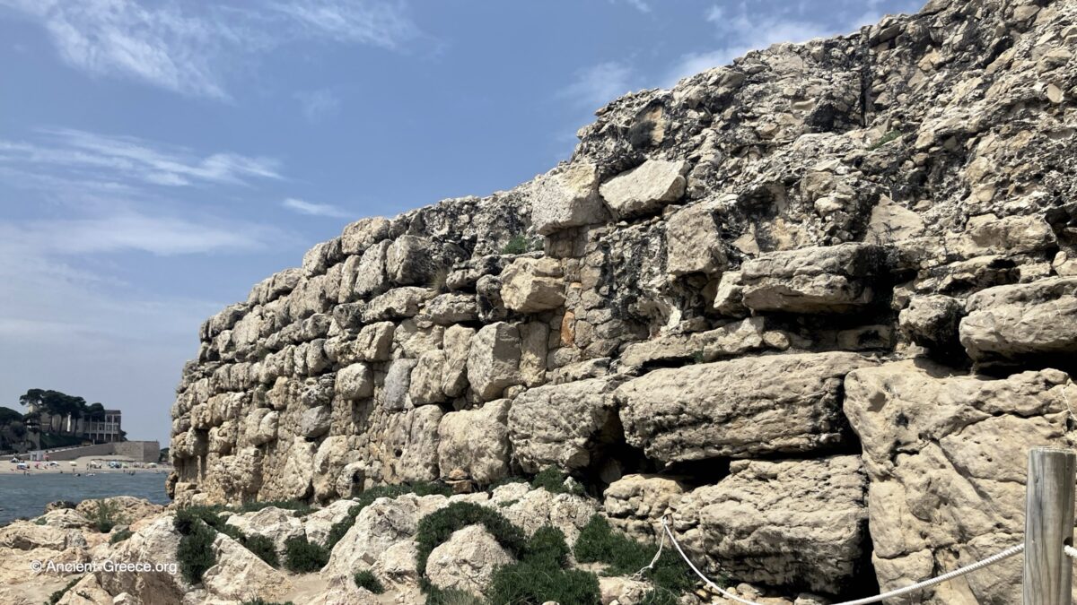 Emporion Mole in Empúries, Catalonia, Spain