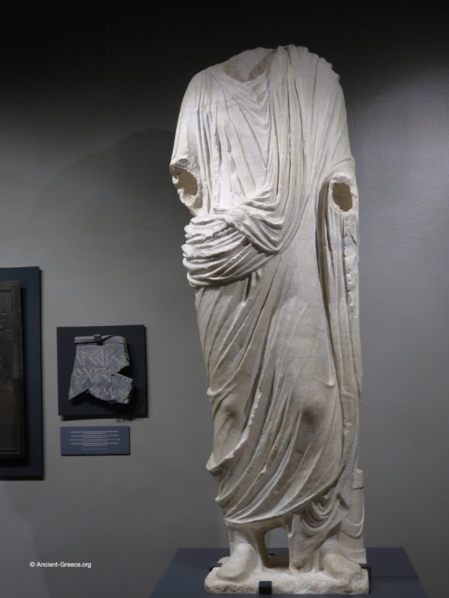 Marble sculpture of a magistrate