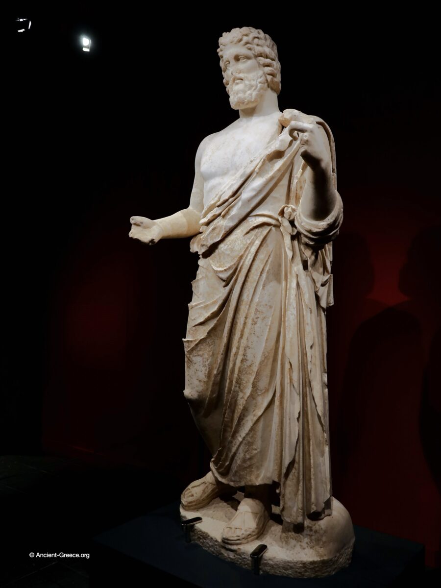 Statue of Asclepius.
