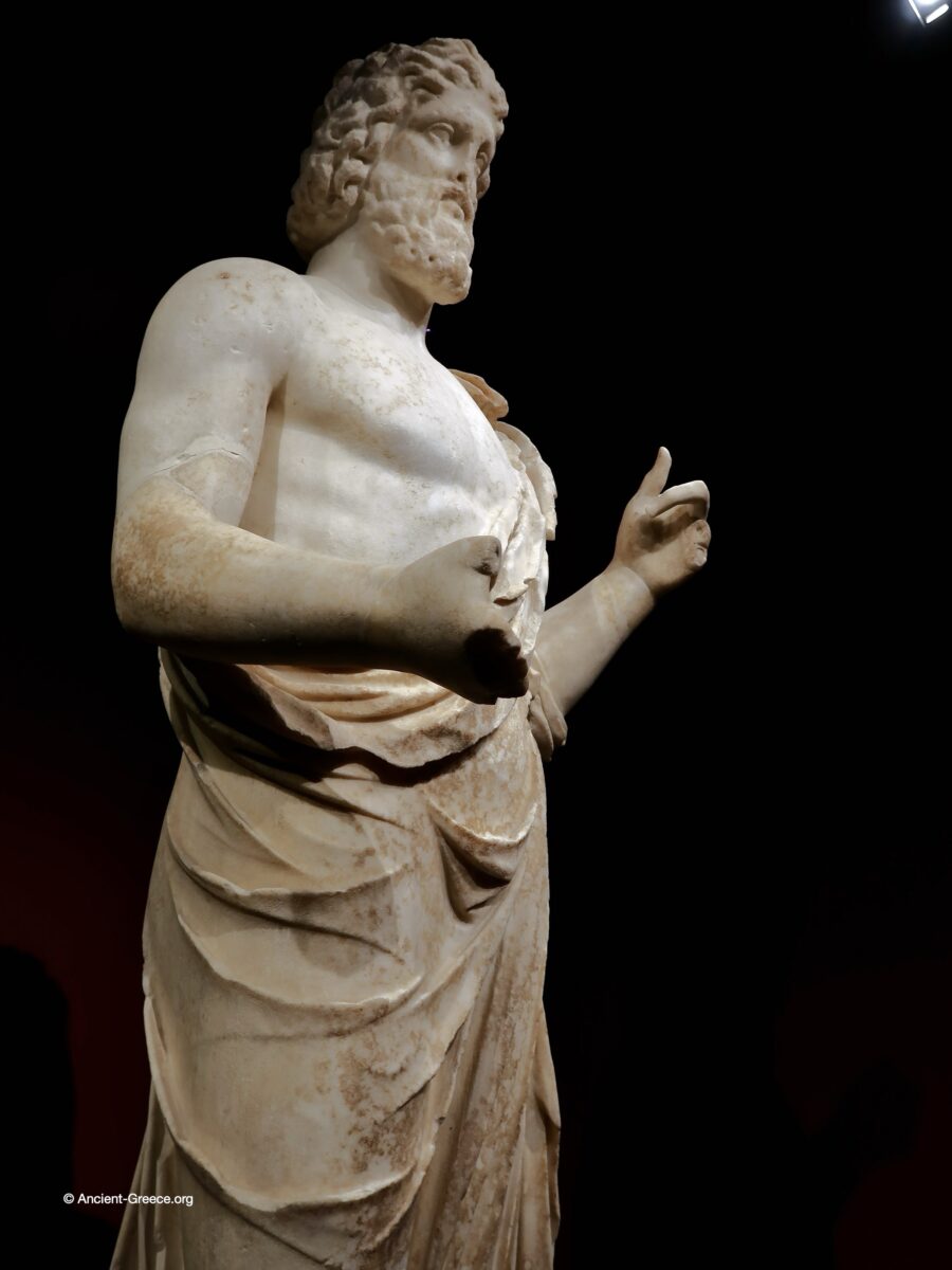 Statue of Asclepius.