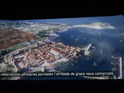 reconstruction of Emporion as it would have looked in the Hellenistic Era.