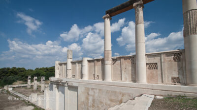 The Abaton - Enkoimeterion restored wall