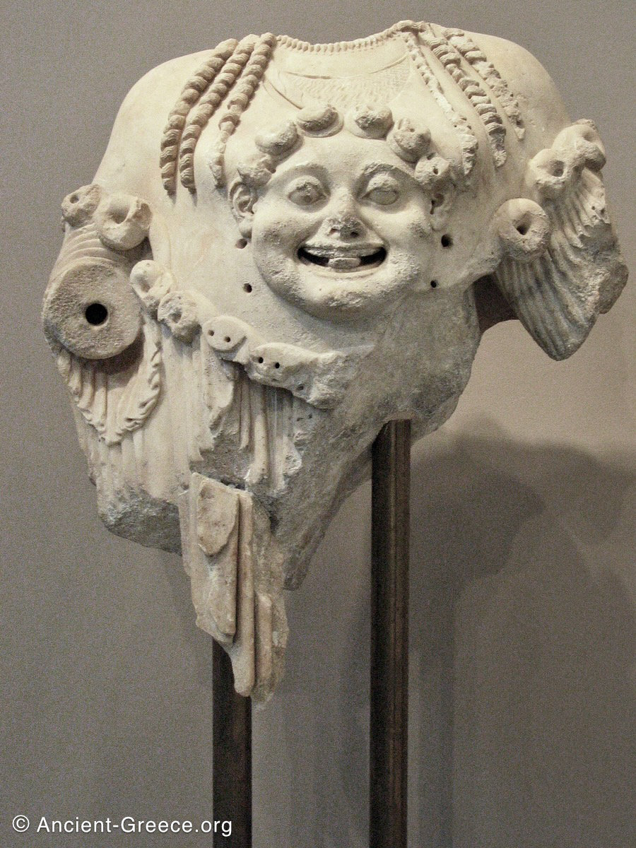 Athena Aegis Statue Fragment