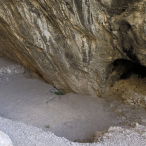 Franchthi Cave Interior View