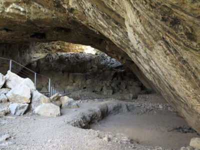 Franchthi Cave Interior View