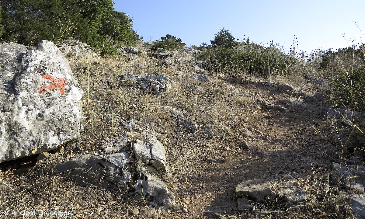 Franchthi Cave footpath