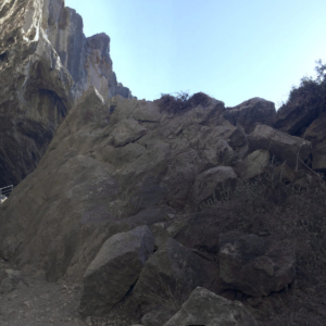 Franchthi Cave Panorama of West Entrance