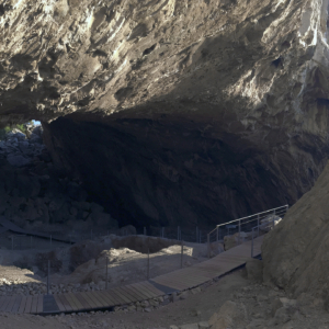 Franchthi Cave west entrance