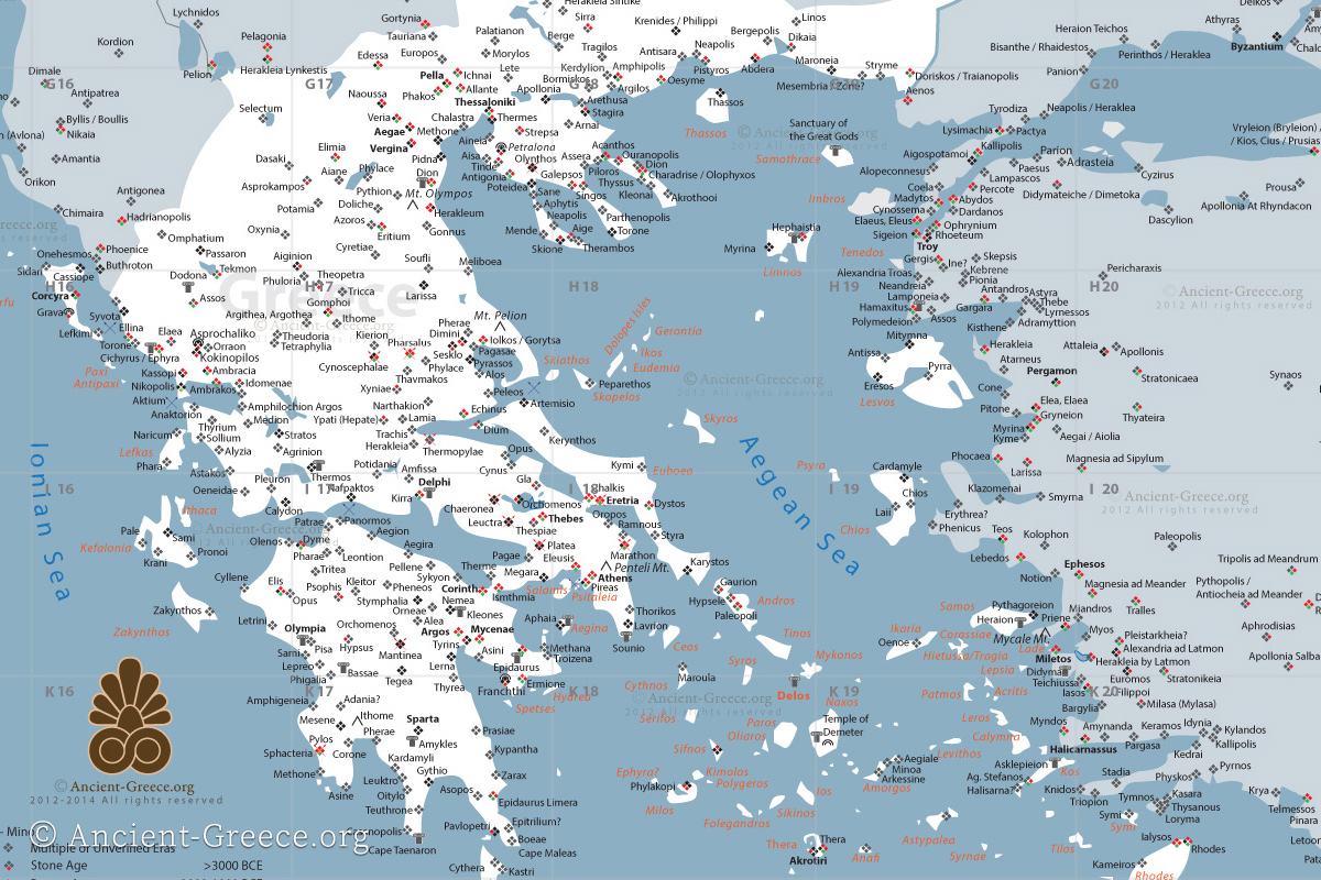 Map of Ancient Greece