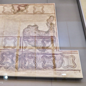 Minoan Floor Fresco with Geometric Pattern from Phaistos Palace
