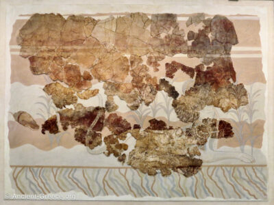 Minoan Fresco Fragment