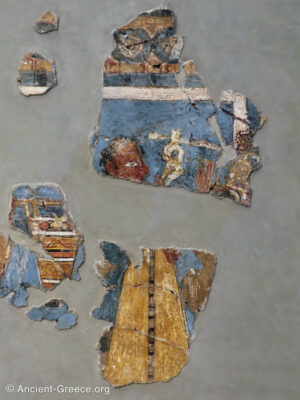 Minoan Fresco Fragment