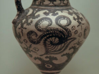 Ovoid Rhyton with Marine Decoration