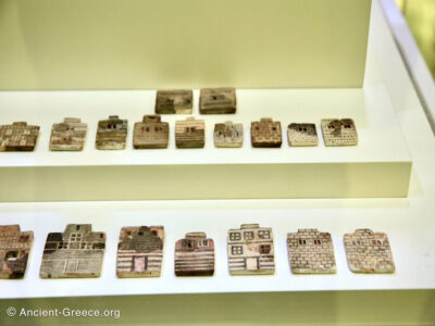 Clay Models of Minoan House Facades