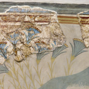 Minoan Fresco Fragment