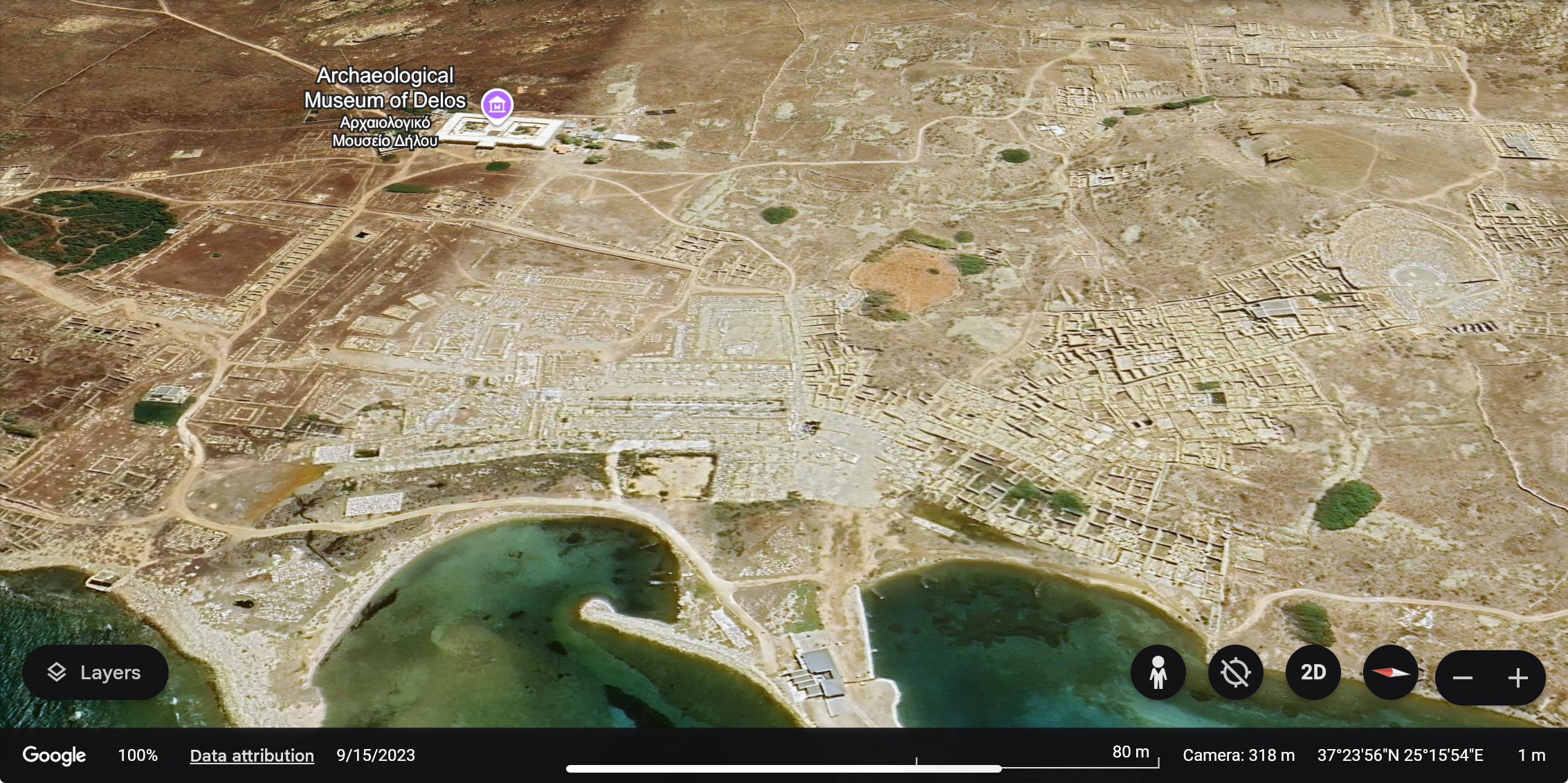 Delos archaeological site