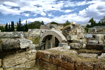 Kerameikos Archaeological Site Marble arch