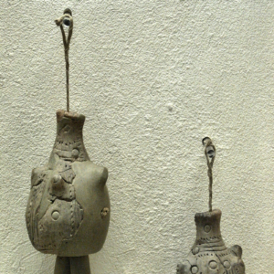 Clay dolls with articulated legs