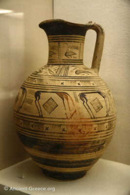 Late Geometric Era Pottery