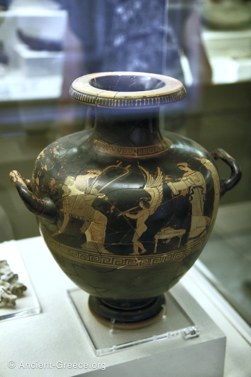 Red-figure hydria