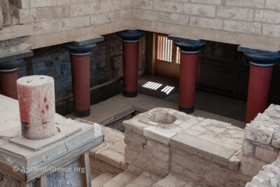 The Grand Staircase at Knossos palace