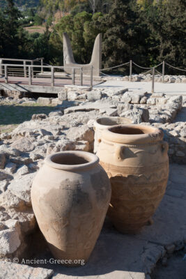 Storage pithoi at Knossos palace