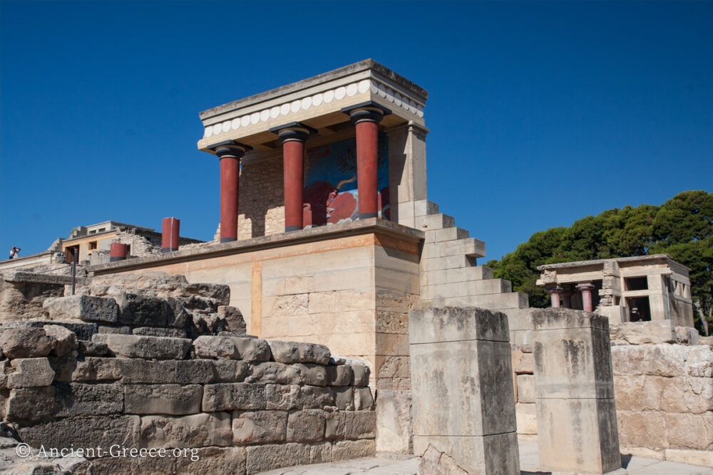 North entrance of Knossos palace