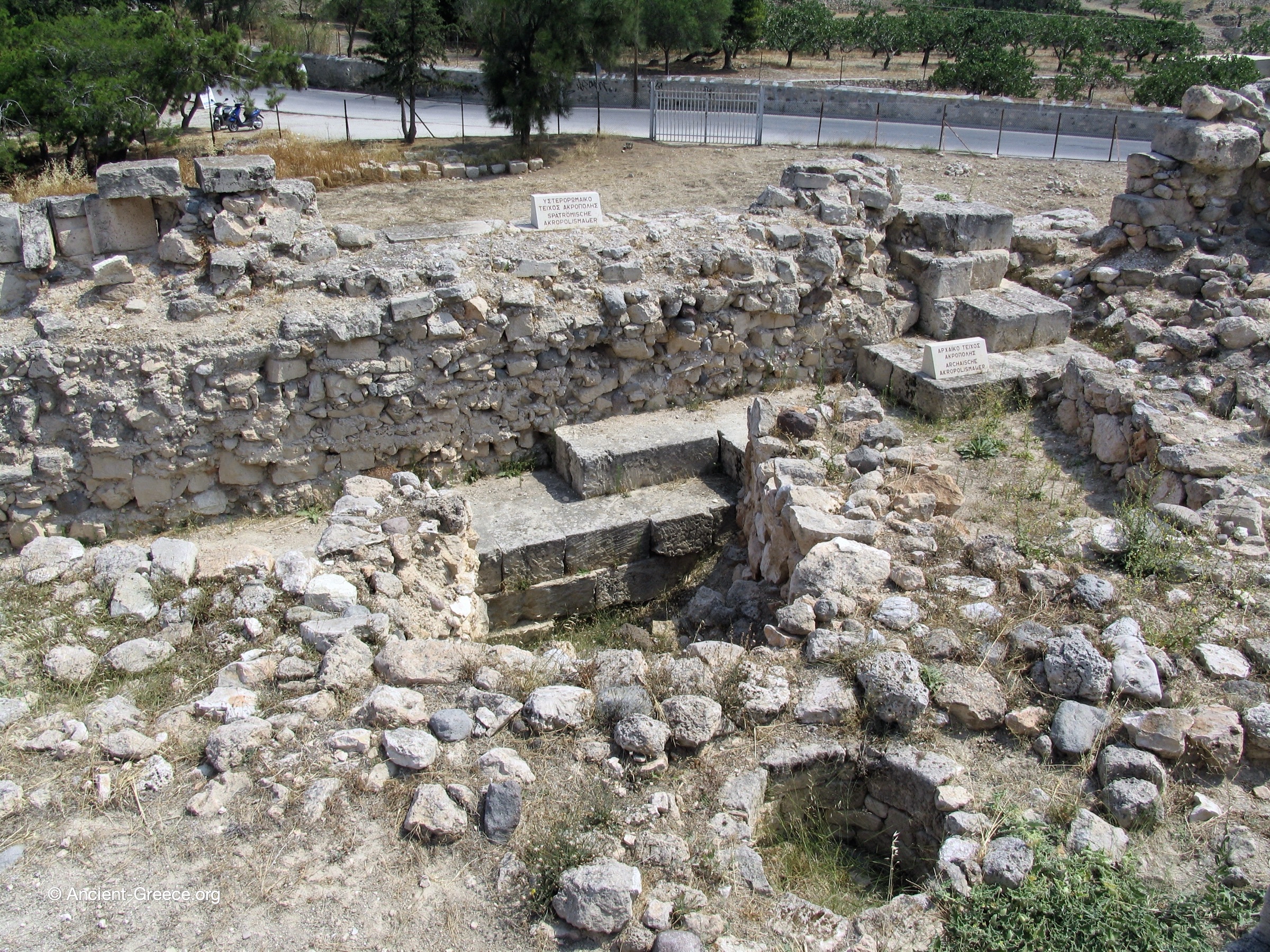 defensive walls ruins