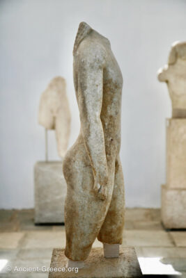 Kouros from Sanctuary of Apollo. Delos.