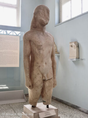 Kouros at the Eleusis Museum