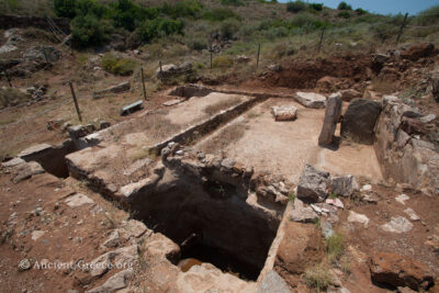 Washing table at Lavrion mines