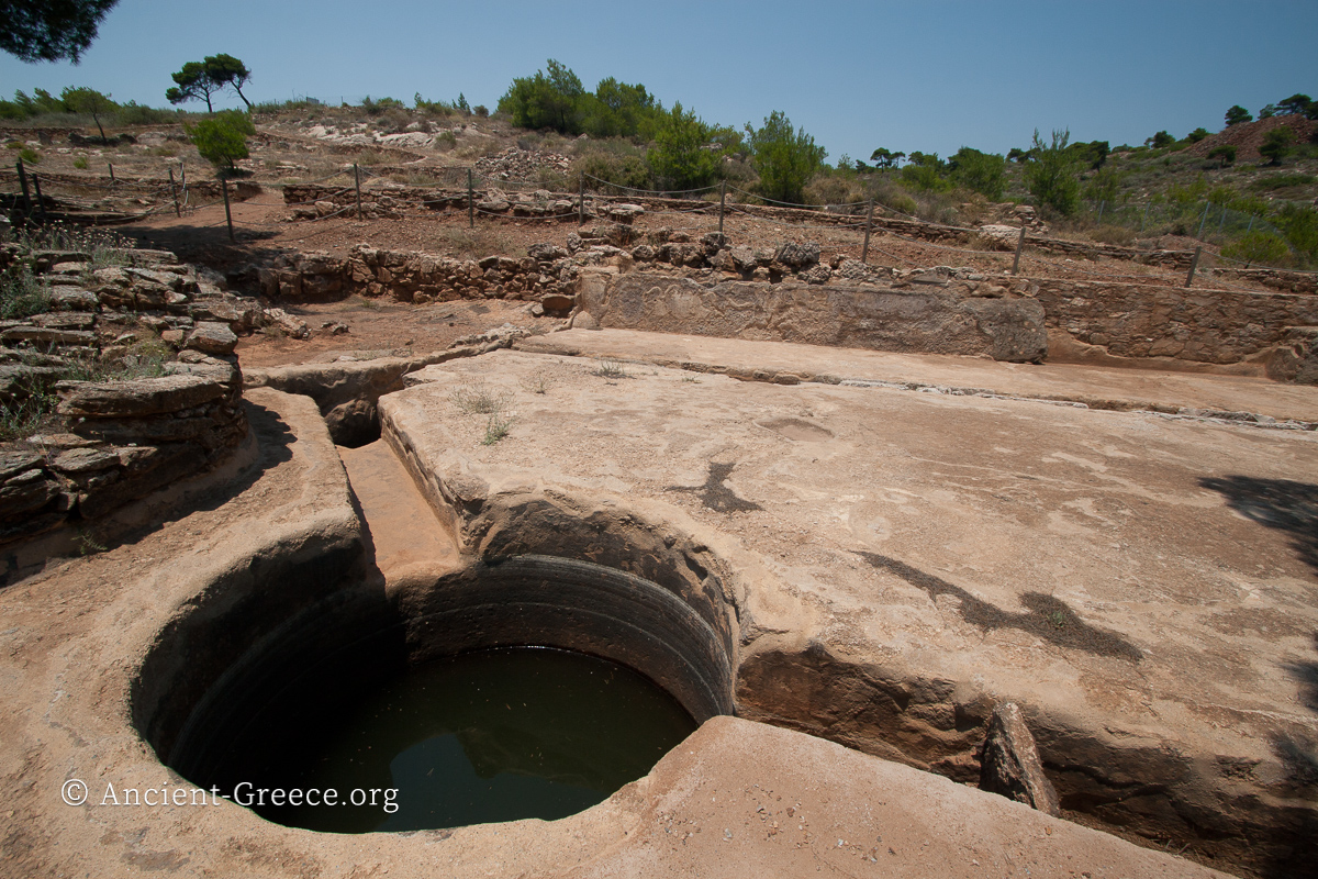 Lavrion Ancient Ore Washing Table