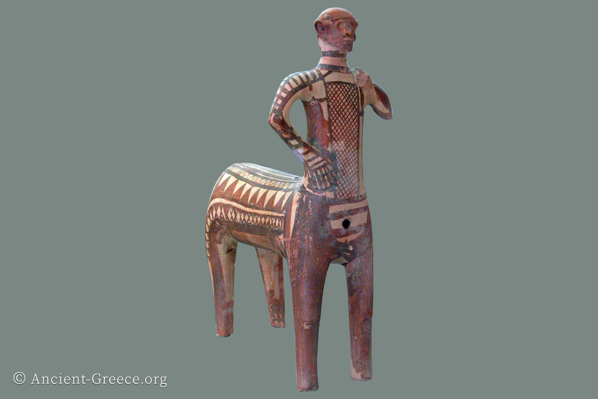 Ceramic figurine in the shape of a Centaur