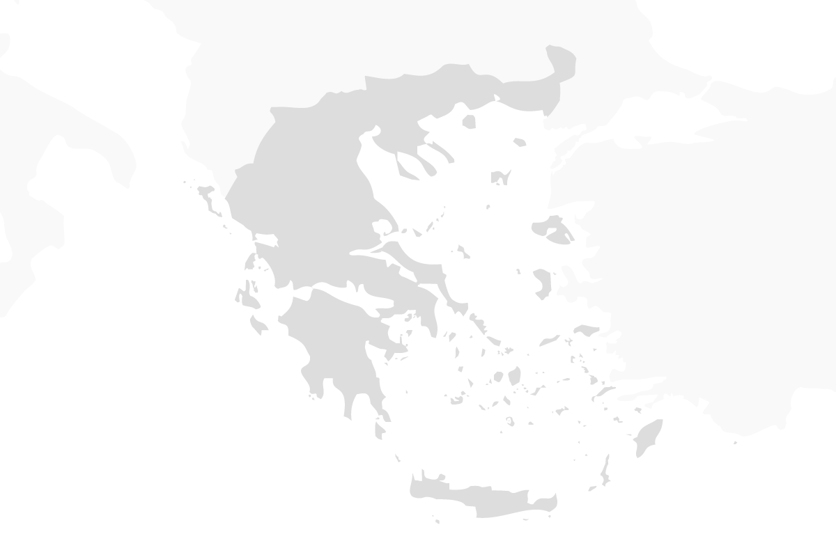 Map of Greece showing Xerokampos