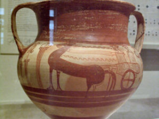 Krater with Chariot decoration